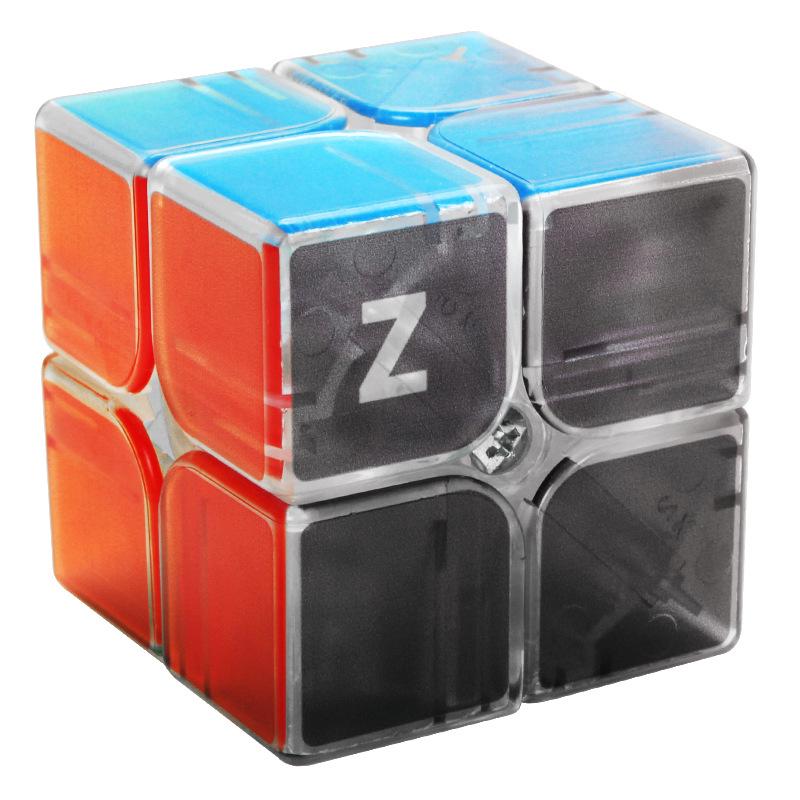 Zcube Прозрачный Пирамидальный Магический Кубик Развивающая Игрушка, от Второго до Пятого Порядка, Без Наклеек с УФ-печатью.