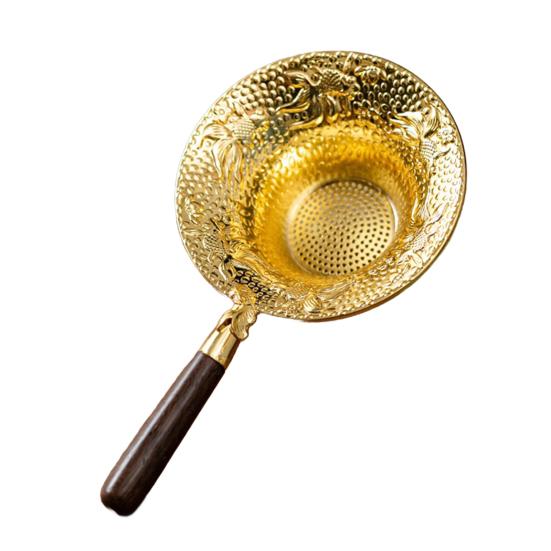 Чайный заварник с фильтром из мелкой сетки для рассыпного чая, элегантный дизайн рыбки, многоразовое ситечко для чая для чашки и чайника