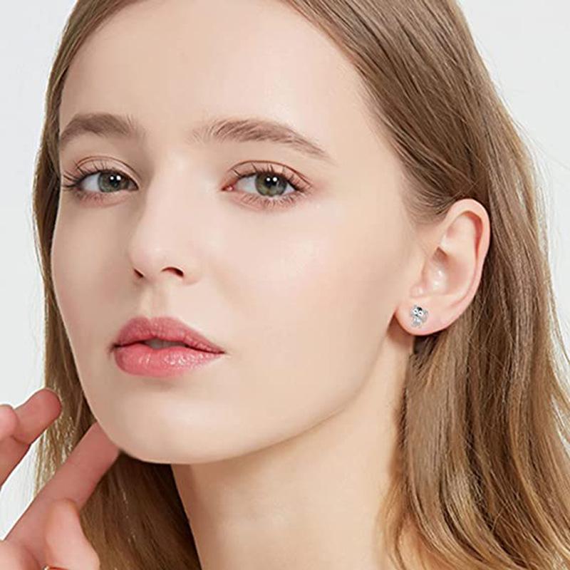 Серьги-гвоздики с милыми животными, серьги-гвоздики с кошками, серьги-гвоздики на день рождения для студенток, источник