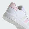 Кроссовки Adidas Grand Court 2.0 Детские Унисекс Мальчики Девочки 17-25.5см Обувь Белый/Светло-розовый 18.5 см
