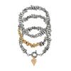 Love CCB imitation pearl beaded bracelet ins splicing style jewelry