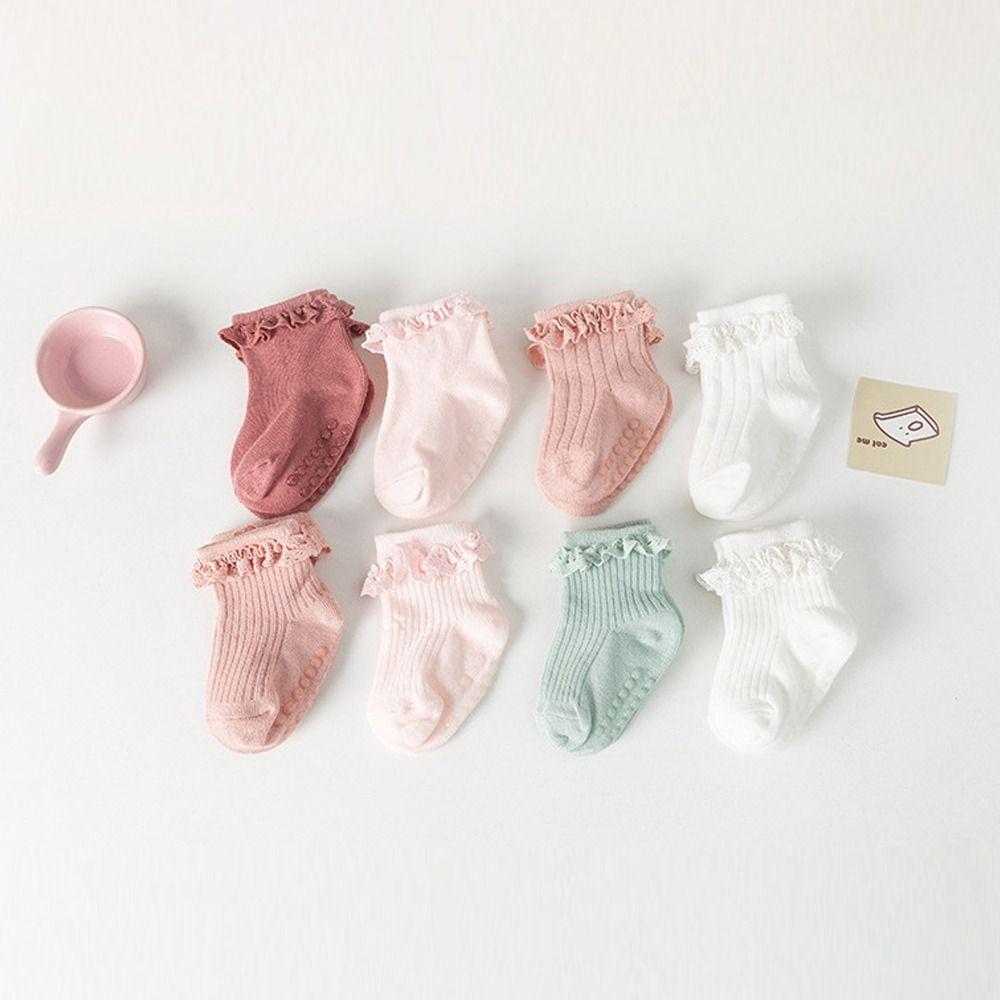Нескользящие детские носки Дышащие носки средней длины Новые носки для пола Малыш