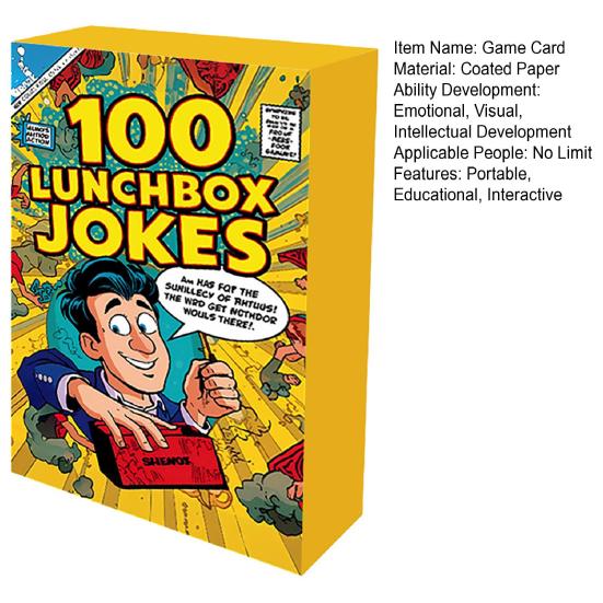55 шт./набор Карточки-шутки для ланч-бокса Набор Детские Вопросы Ответы Игральные карты Школьные вечеринки Мальчики Девочки Записки в ланч-бокс Шутки Каламбуры Бумажные карточки