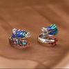 Dragon and Phoenix Chengxiang Enamel Color Ring Men's and Women's Rings Retro Style Guochao Personality High-end Domineering Handicraft Opening