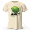 Футболка с забавным дизайном «Лимон» — необычная и игривая летняя вещь, 100% хлопок, комфортный крой