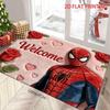 1pc MARVEL Officially Licensed Spider-Man Superhero Door Mat - Room with Spider-Man, Easy-to-Clean Soft Carpet Suitable for Ho