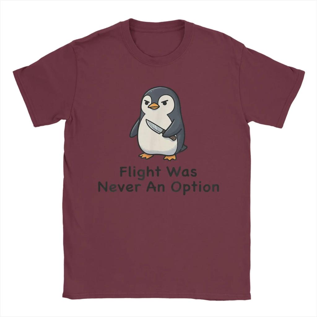 Flight was Never an Option T Shirt Summer Harajuku TShirts Unisexs 100 Cotton O Neck Top Tees Short Sleeve Y2K Casual Tshirt