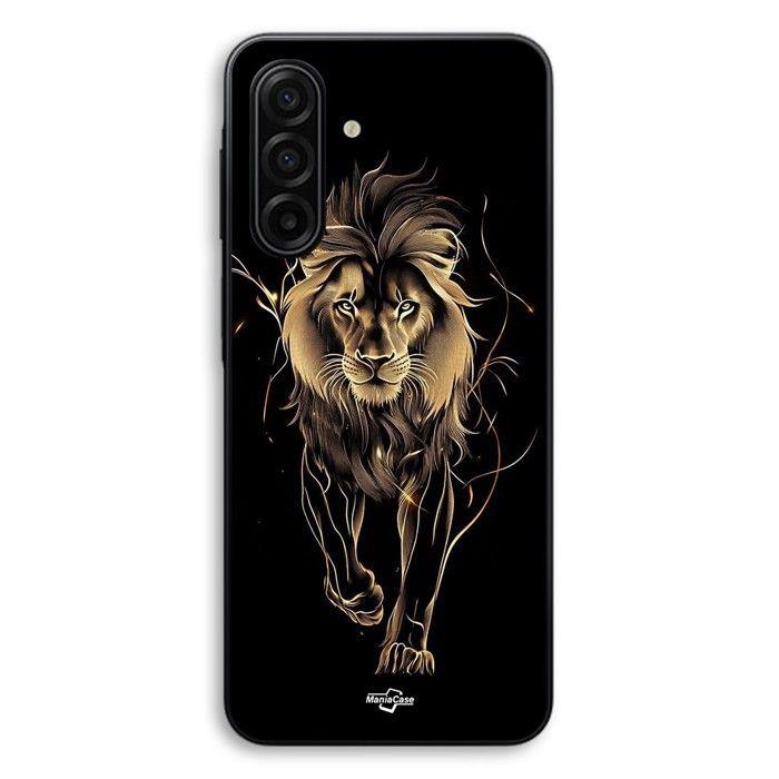 Coque Pour Samsung Galaxy A37 Lion marche de l'âme avec aura Maniacase