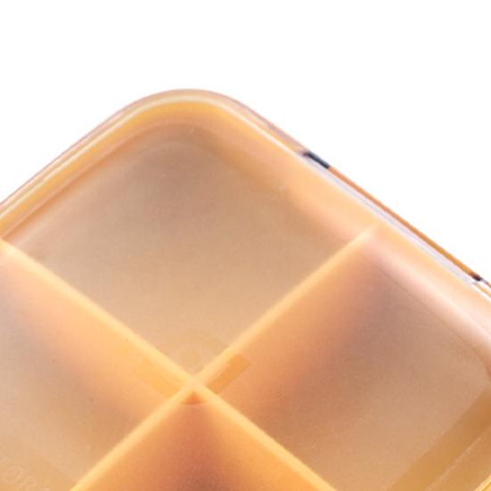 4/6 Grids Pill Box Compartment Design Moisture Proof Good Sealing Dustproof Portable Travel Tablet Organizer Daily Use