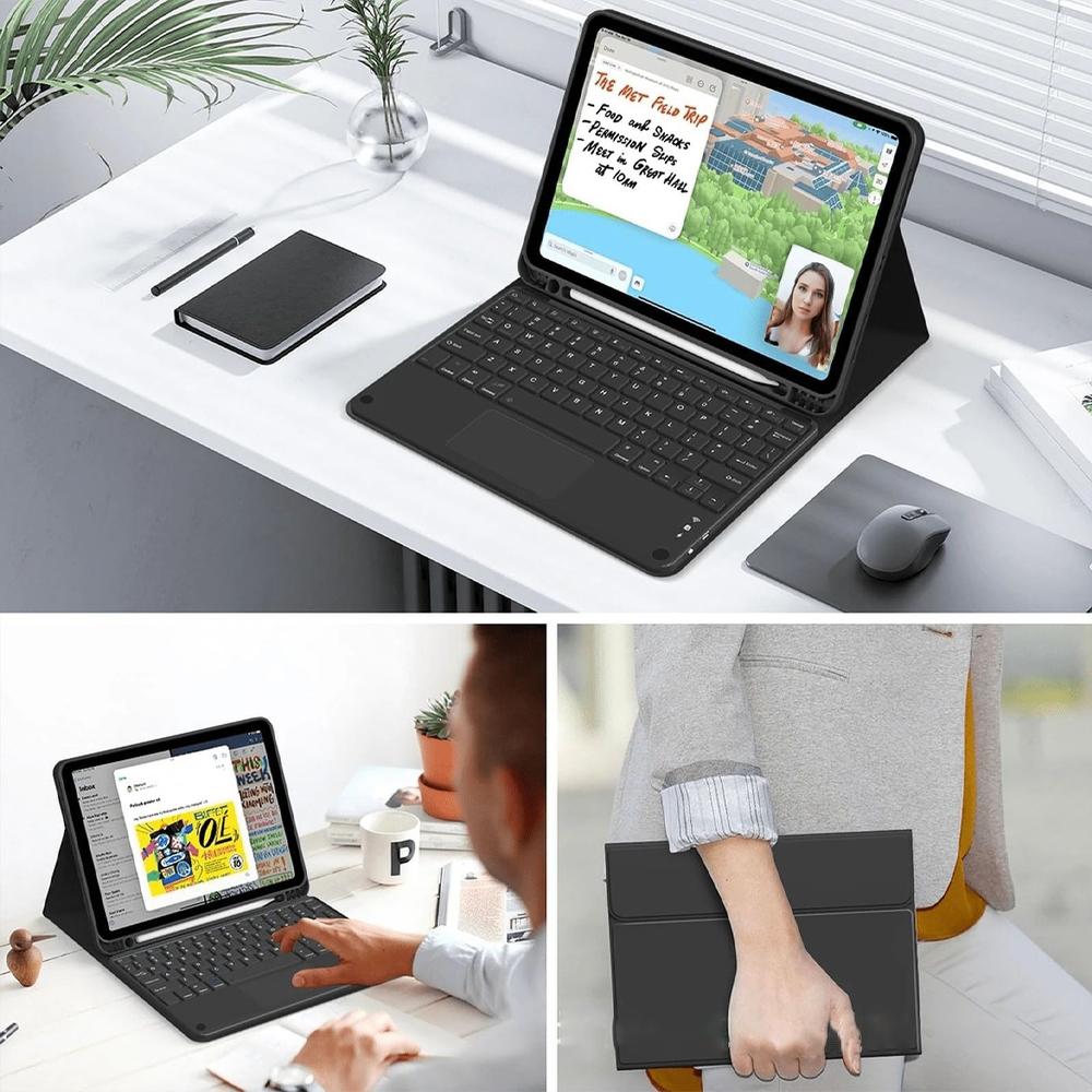 Case for Samsung Galaxy Tab S10 Lite 5G 10.9 Inch, Bluetooth Keyboard Cover for Galaxy Tab S10 Lite 10.9 SM-X400/X406B