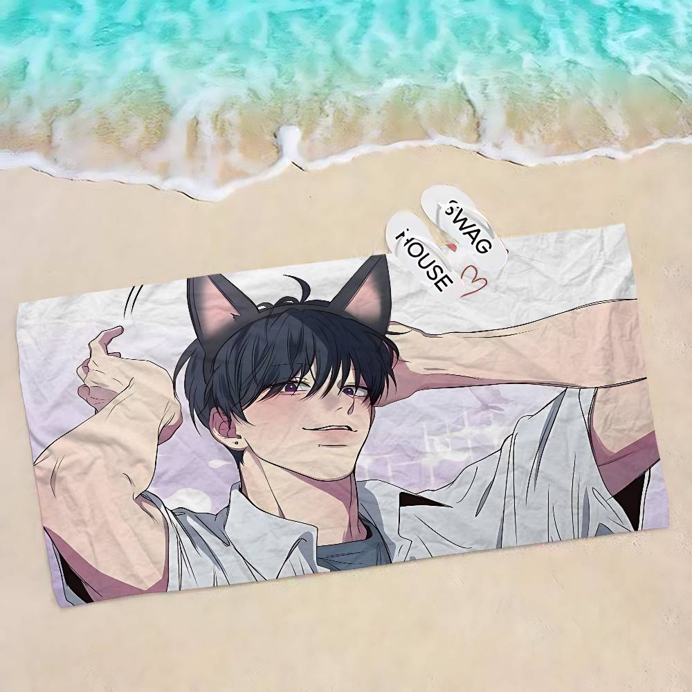 negative Love bl Big Microfiber Beach Towels Quick Dry Towel Sand Beach Towels Pool Towel for Travel Swim Pool Yoga