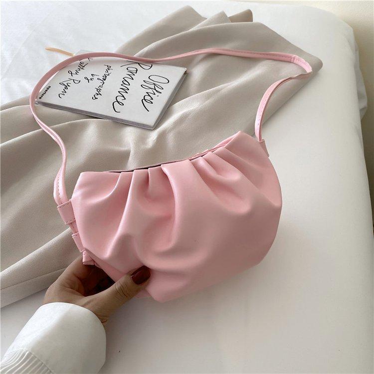 Мягкая женская сумка через плечо из искусственной кожи, маленькие сумки через плечо Cloud для женщин, модные женские сумки, сумки-мессенджеры