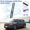 Для Changan CS35 Plus 2018~2024      Аксессуар Автомобильные щетки стеклоочистителя переднего стекла Зимние детали для очистки