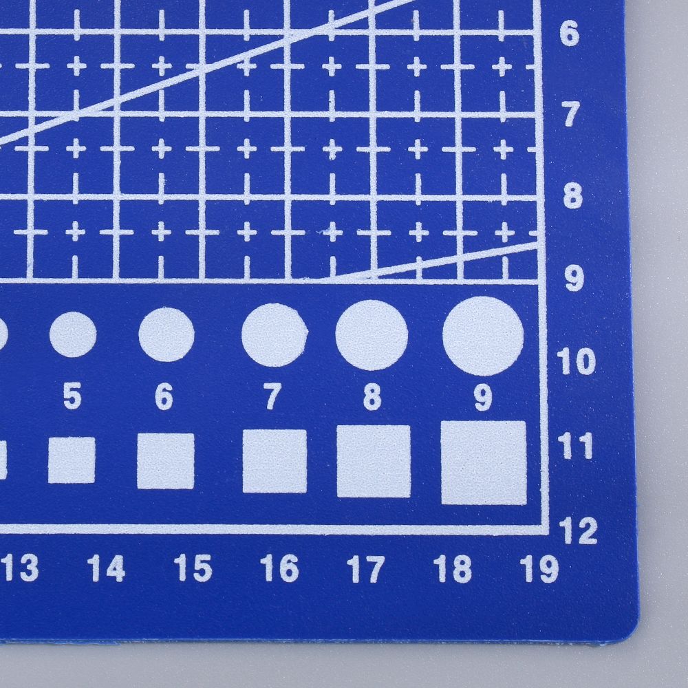 Non-slip Fabric Craft Card Cutting Plate Sewing Tool Paper Board A5 Grid Lines Cutting Mat