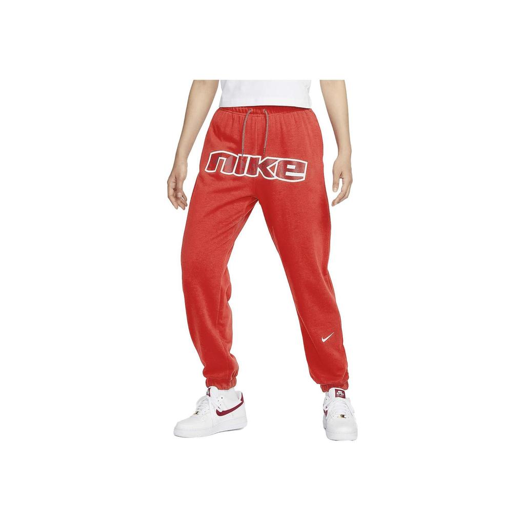 Nike Спортивные флисовые джоггеры Icon Clash с принтом, женские низы, мистический красный FQ0367-666