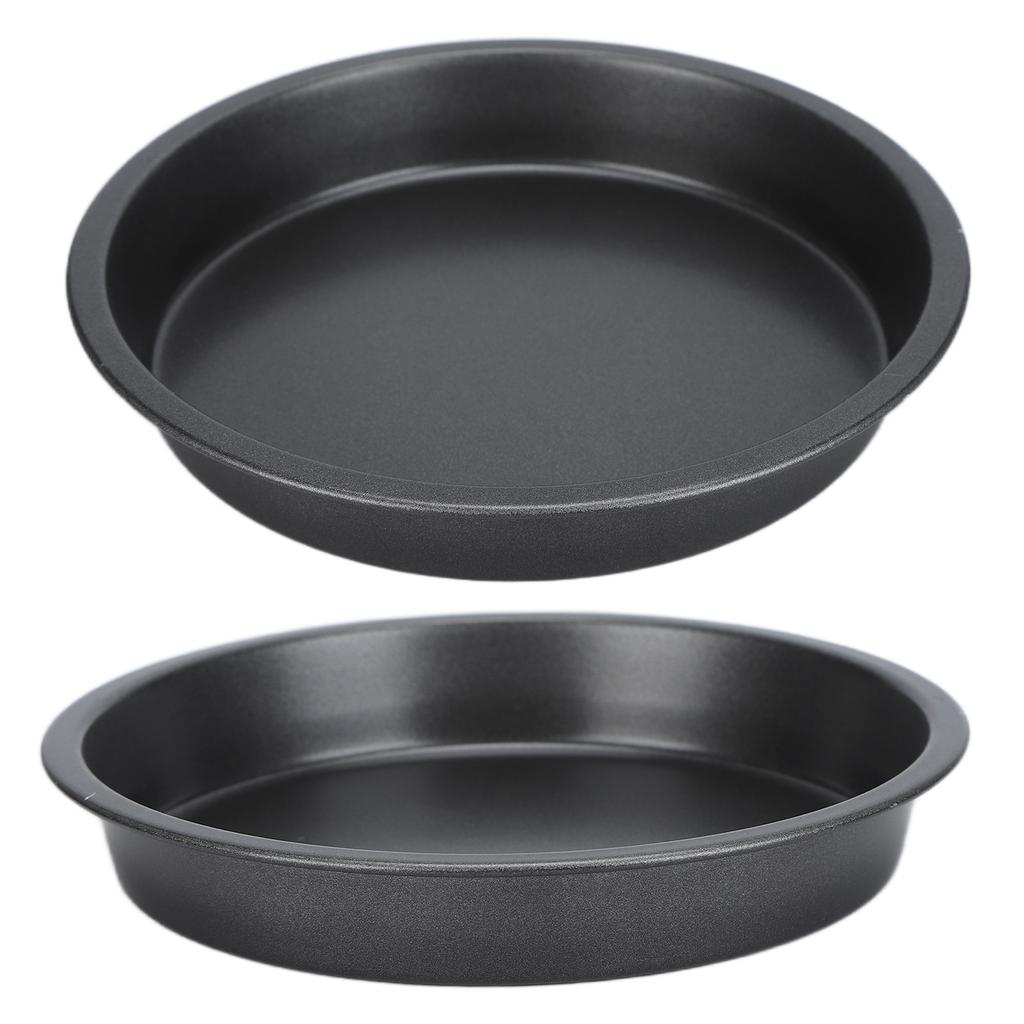 2 шт. Антипригарная форма для пиццы Глубокая утолщенная форма для выпечки из углеродистой стали для кухни, пекарни