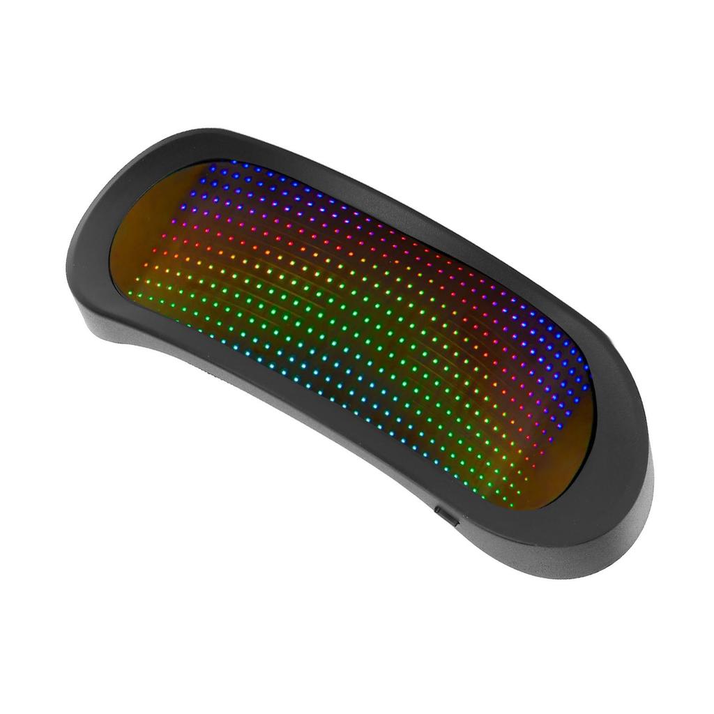 Очки со светодиодной подсветкой, 4 режима, без оправы, 12x36 пикселей, управление через приложение, BT, полноцветные светящиеся очки