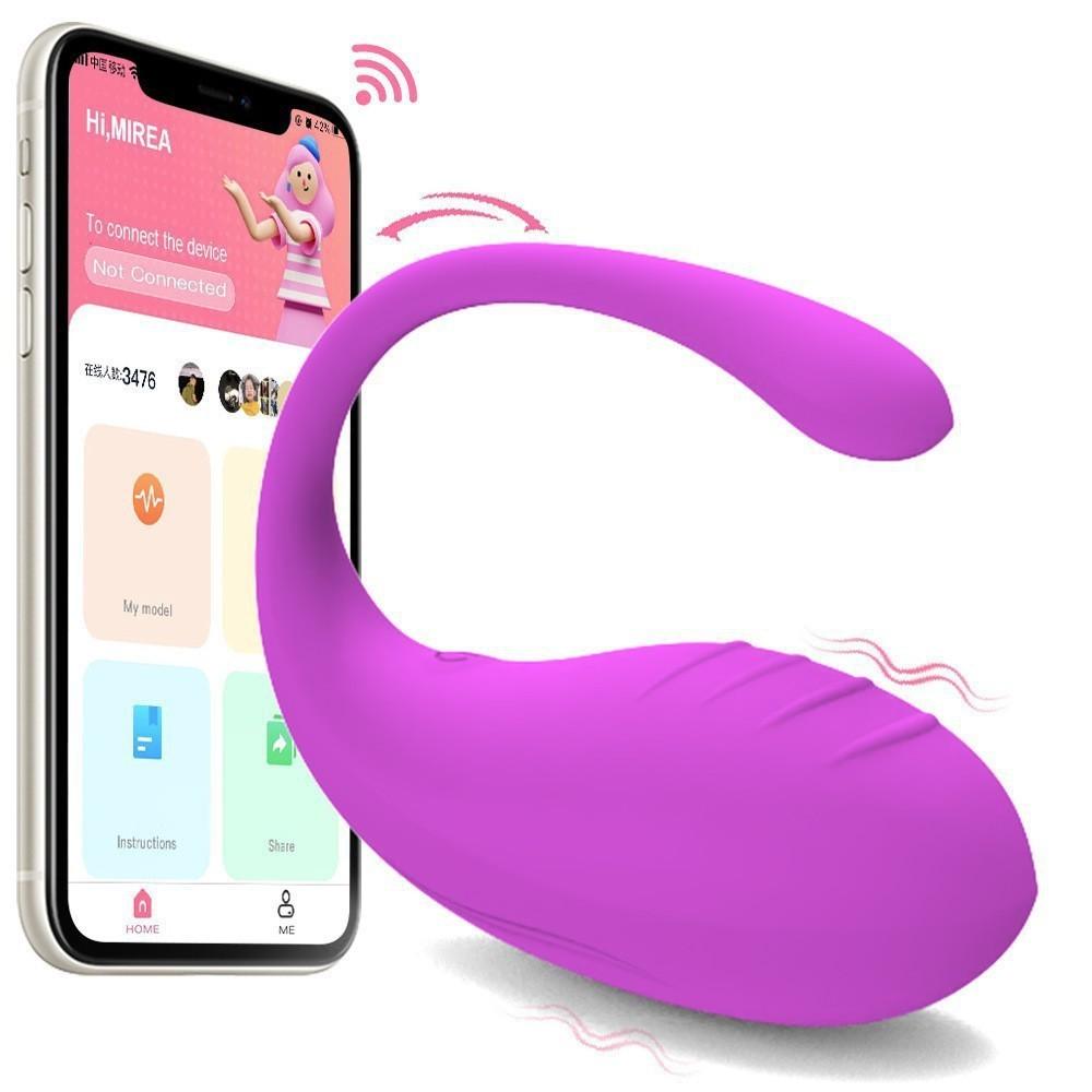 Bluetooth Клиторальный Вибратор для Женщин Управление через Приложение Вибрирующее Яйцо Клиторальный Массажер Женские Секс-Игрушки Для Пары Взрослые Товары