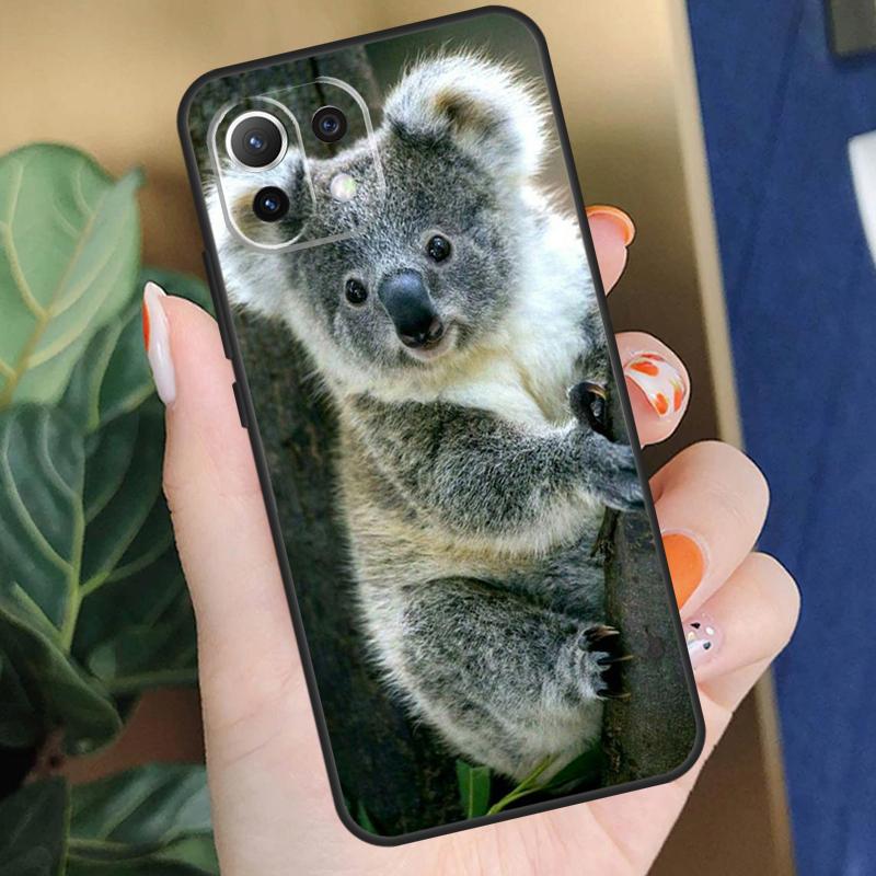 Чехол с коалой для Xiaomi 15 14 Ultra 13T 14T 15T Pro 17 Pro Max POCO X7 Pro X5 X6 F5 F6 F7 F8 Чехол