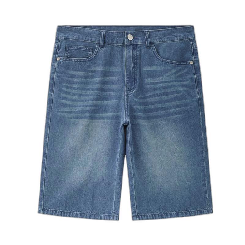 GIORDANO Мужские легкие прямые джинсовые шорты