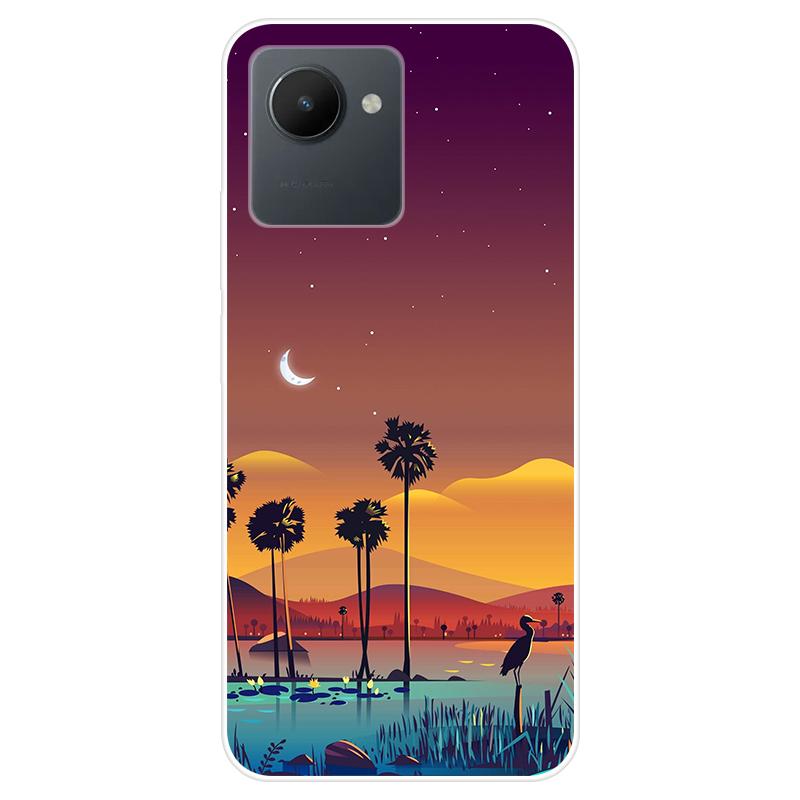 Для Realme C30S C 30S RealmeC30S чехол Мягкая силиконовая задняя крышка Чехол для телефона с рисунком из мультфильма Разнообразие