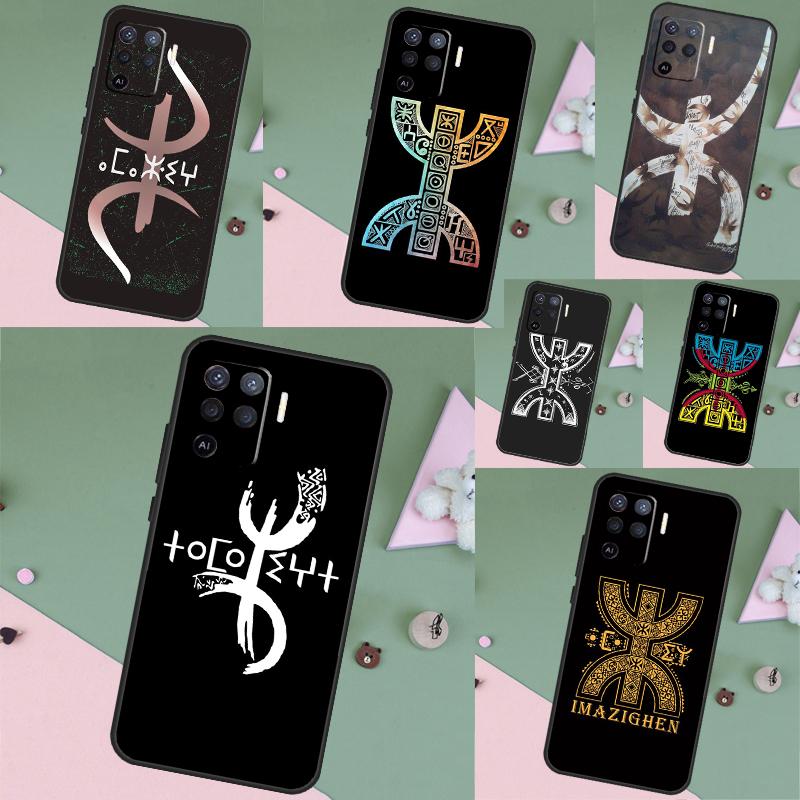Флаг берберов амазигов для OPPO A96 A76 A16 A5 A6 Pro A15 A17 A57 A18 A38 A58 A78 A98 A54 A74 A94 A40 A60 A80 Чехол