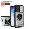 Для Samsung S21 FE Чехол Galaxy S21FE Чехол S21 FE Чехол для телефона Magsafe Магнитный Складной Держатель Военная Броня Защитная крышка для камеры