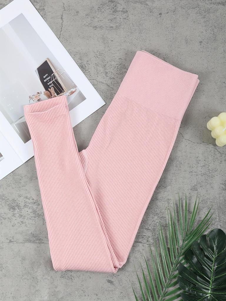 Бесшовный костюм для йоги с высокой талией: Активная одежда для женщин, подтягивающая бедра и формирующая живот