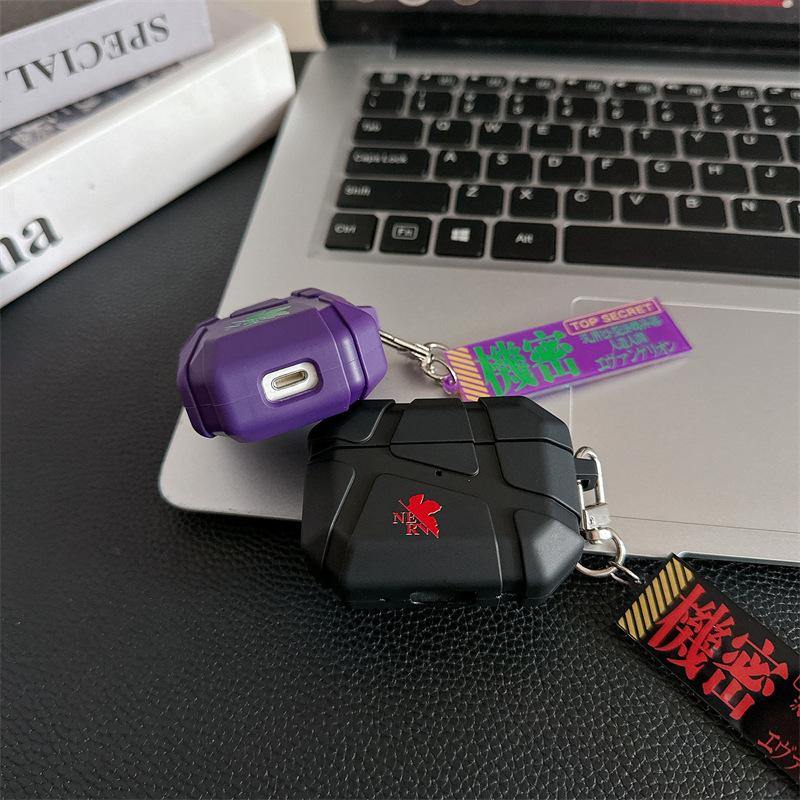 Чехол EVANGELION EVA для Airpods 4 Pro 2 3 Аксессуары для наушников Bluetooth-гарнитура Силиконовая оболочка для Apple Air Pod 3/2/1