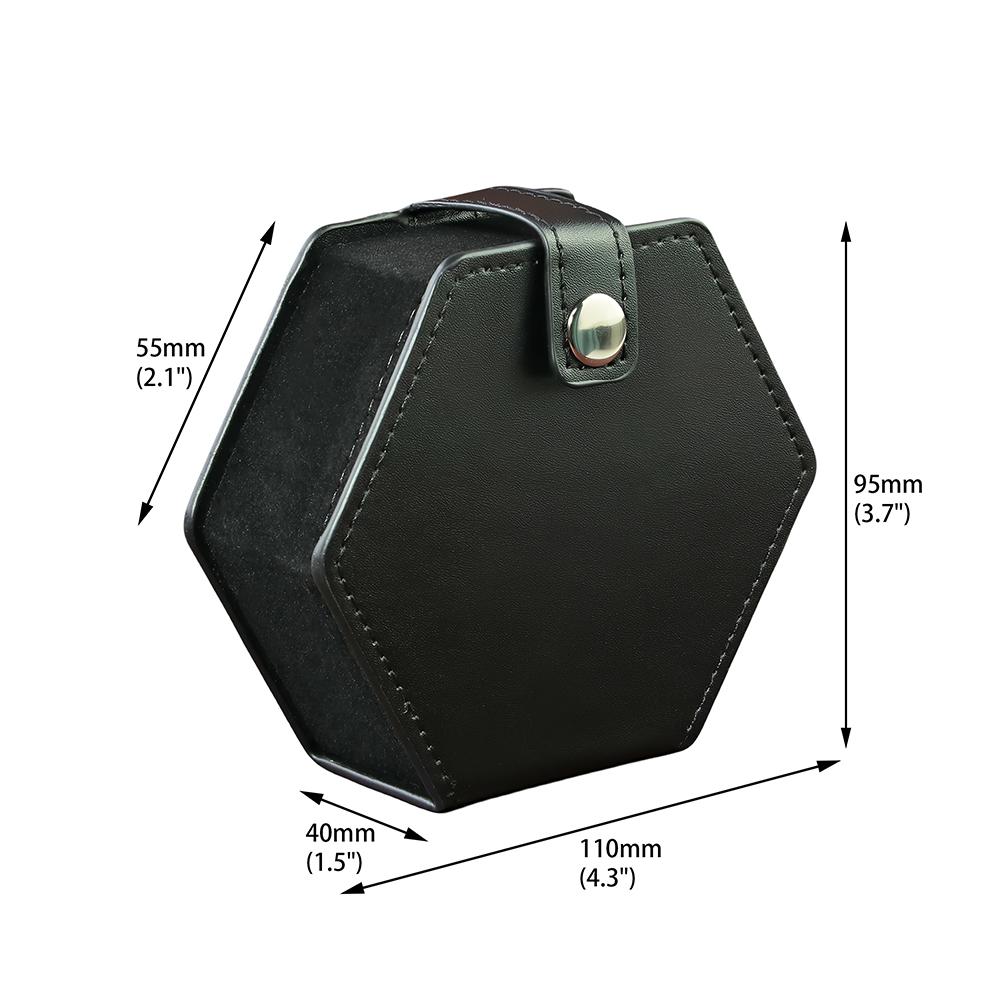 Hexagon Dice Case for Dice Storage Game Dice Holder with DND Role Playing and Other Table Games, Holds Up To 7pcs