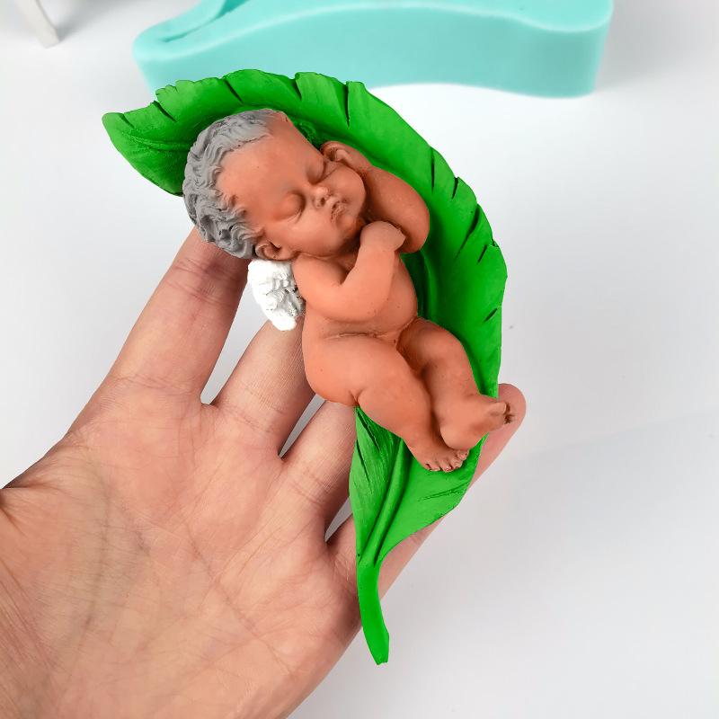 3D силиконовые формы для ангелов, детские крылышки, форма для смолы, глины, сделай сам, вечеринка, инструменты для украшения торта с помадкой, формы для конфет, шоколада, мастики