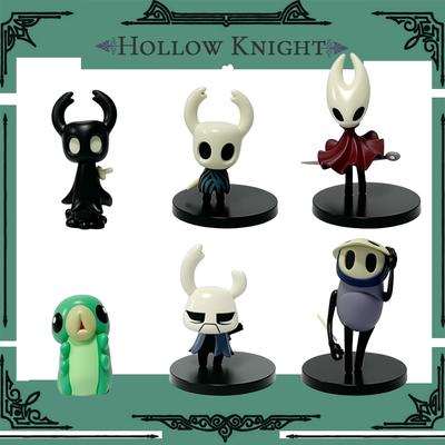 6 шт./Набор Фигурки Игрушки Hollow Knight Silk Song Рыцарь Шершень Зоте Червяк Коллекционная Фигурка Модель Кукла