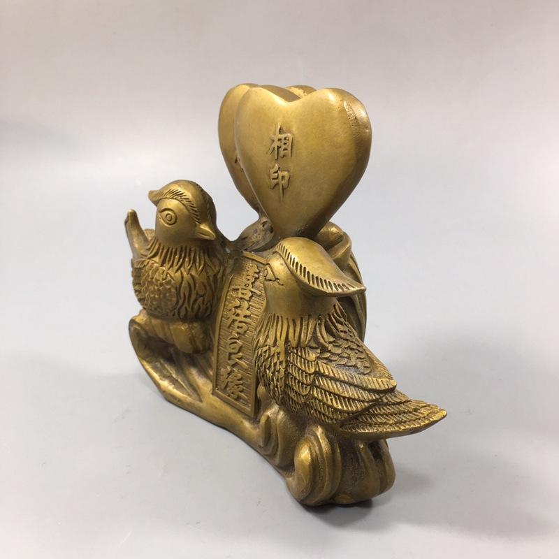 Pure Copper Yuanyang Handicraft Decoration