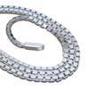 Items Necklace Silver 925 Chain Venetian Chain Silver Necklace Chain Only Thick 55cm Silver Necklace Chain Thick Box Necklace [100 Market] Men's Men's