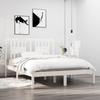 VidaXL Bed Frames White Solid Pine Wood 120x200 Cm 3104059