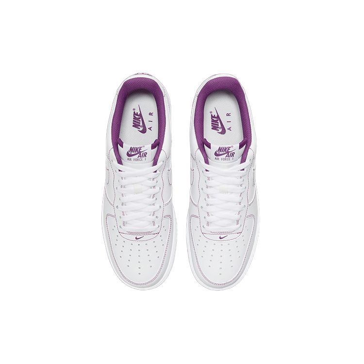 Nike Air Force 1 07 Contrast Stitch - Белые мужские кроссовки Viotech CV1724-105