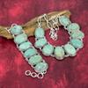 Ruby Fuchsite Gemstone Jewelry, Handmade 925 Solid Sterling Silver Jewelry, Elegant Bracelet& Necklace Jewelry Set For Women