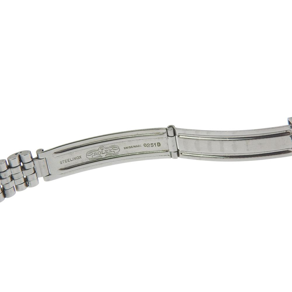 Rolex Oyster perpetual Часы 6623 кал.1161 Серебряный Серебряный циферблат Нержавеющая сталь Механические Автоматические Аналоговый дисплей Женские Б/у