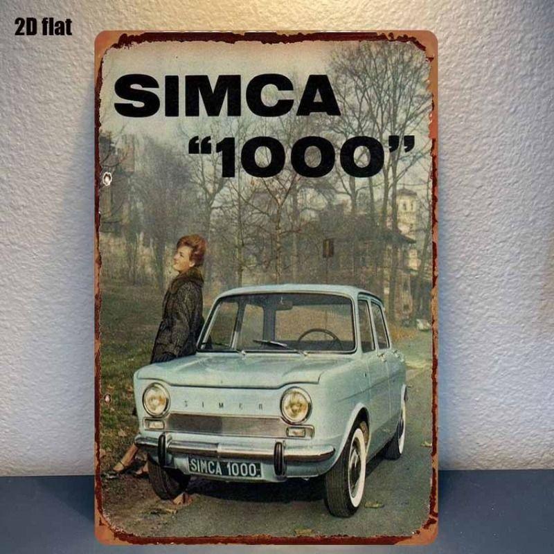 Авангардная автомобильная металлическая художественная картина для декора гаража