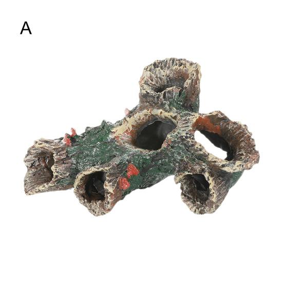 Искусственный корень дерева, изделия из смолы, имитация коряги, скрывающая пещеру, орнамент для аквариума