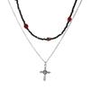 Кожаный чокер Gothic Cross: Милое и классное ожерелье на ключицу для нее