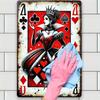AliceQueen Металлическая жестяная табличка Винтажные игральные карты 2D Ретро настенное искусство для дома Бара Паба Декор