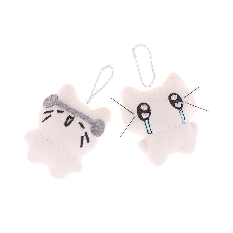 Милый плюшевый брелок-подвеска в виде кошки, аксессуары для сумок для девочек, кулон в виде куклы Kawaii, брелок для ключей