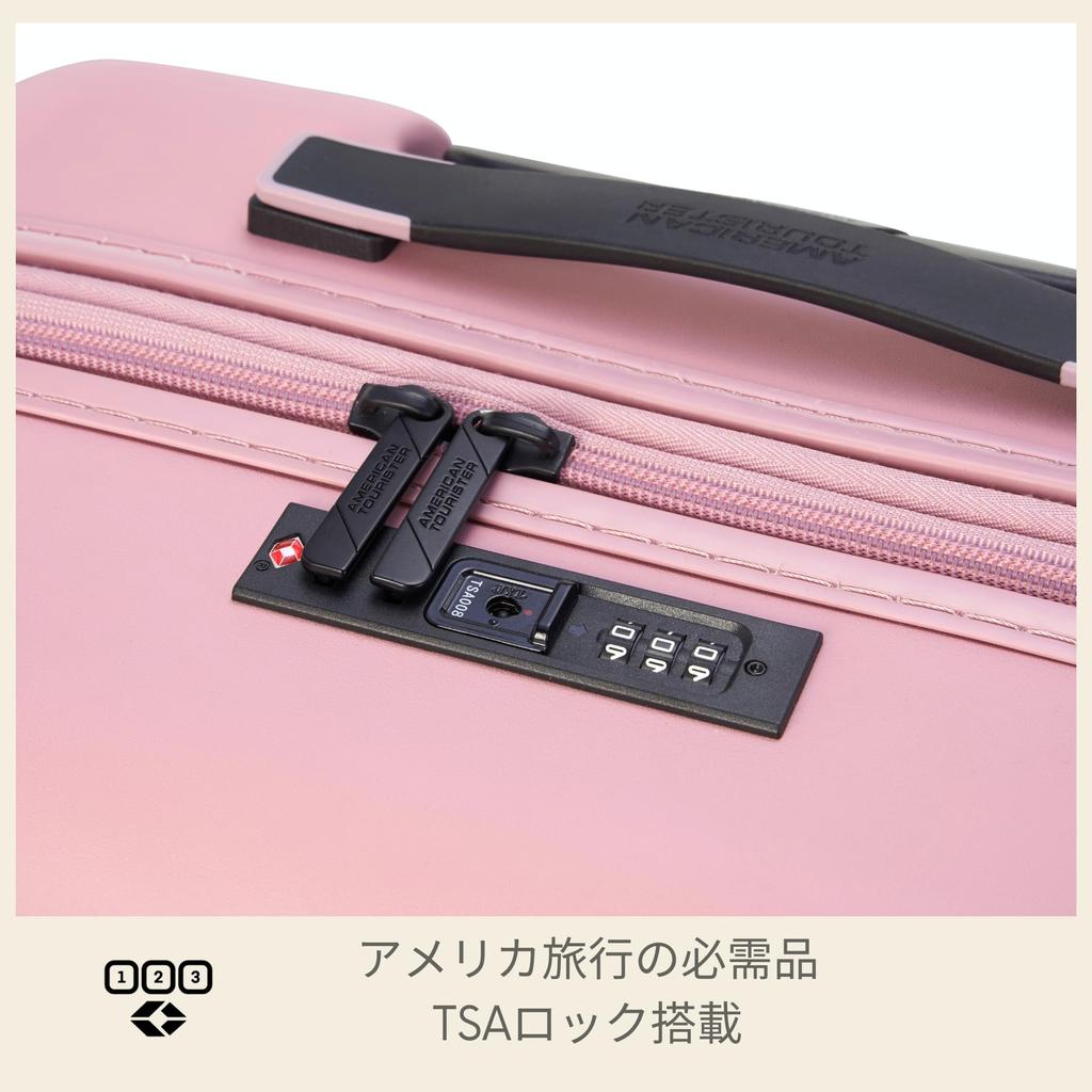 American Tourister Novastream Spinner 67 Suitcase, Medium Size, Expandable, Lightweight, 64L, 67cm, 3.6kg, Vintage Pink