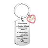 1Pc Love Accessories Commemorative Gift Russian Keychain Fashion Accessories Engraved Keychain Simple Style Stainless Steel