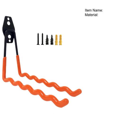 Сверхпрочный гаражный крючок с винтами, настенное крепление, металлическая вешалка для хозяйственных нужд, многофункциональная велосипедная лестница, органайзер для садовых электроинструментов, подвесная стойка для хранения