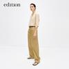 Edition Women's Water-Resistant Loose Wide-Leg Trousers with Belt