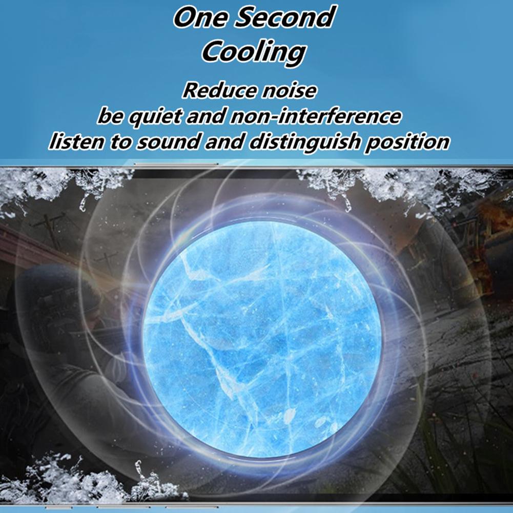 SL10 Mobile Phone Semiconductor Magnetic Radiator with Rgb Light for Pubg Game Cooling Fan Smartphone Cooler for Iphone Android