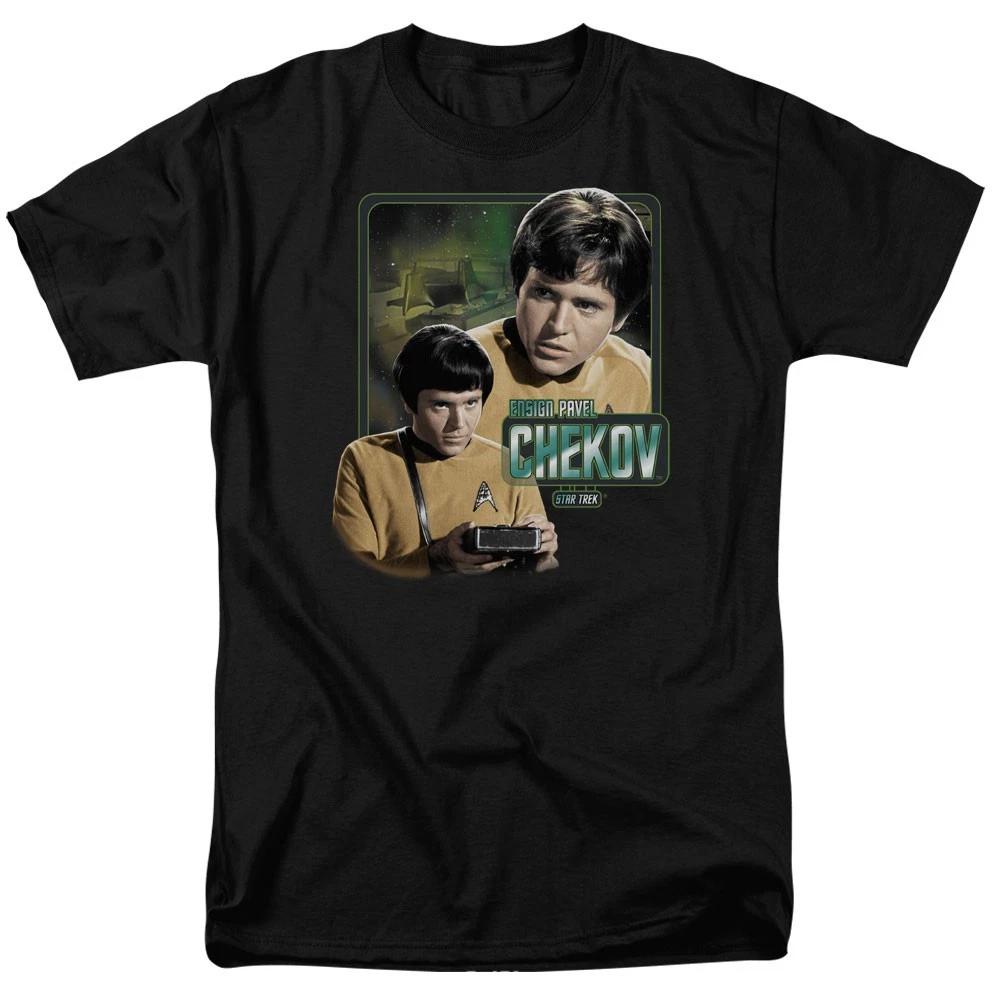 Star Trek - Ensign Chekov - Unisex Short Sleeve Children's T-shirt - Black
