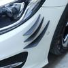 6 шт. черный карбоновый Стайлинг автомобильные аксессуары авто передний бампер резиновый плавник сплиттер спойлер Canard Valence наклейка на тело